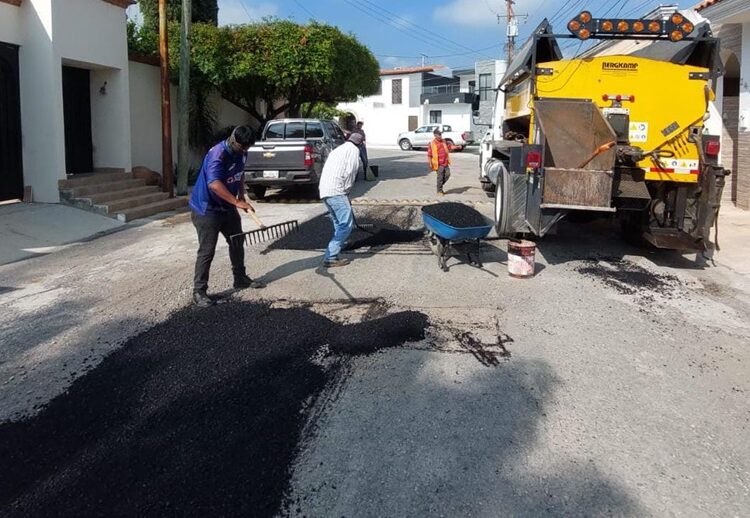 Restaura Municipio de Victoria 270 m2 más de bacheo en la ciudad