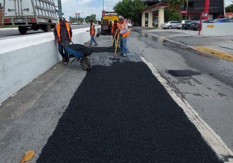 Restaura Municipio de Victoria 270 m2 más de bacheo en la ciudad