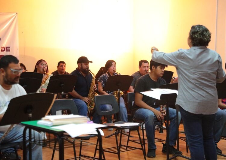 Se prepara Centenaria Banda de Música Municipal para brindar un concierto