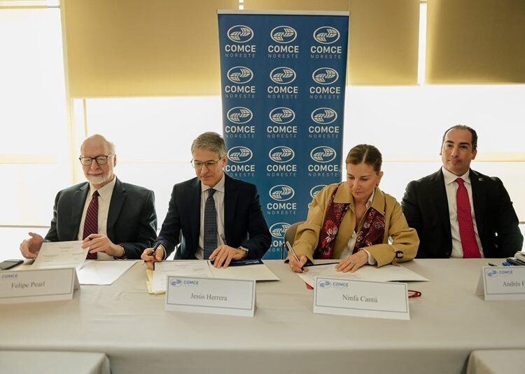 Secretaría de Economía y COMCE Noreste firman Convenio de colaboración