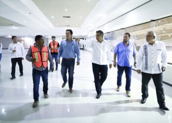 Supervisa AVA rehabilitación del Centro de Convenciones de Matamoros
