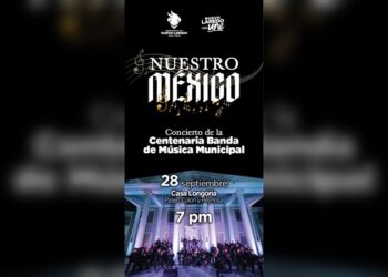 Vivirá NLD gran concierto de la Centenaria banda de música municipal en la Casa Longoria