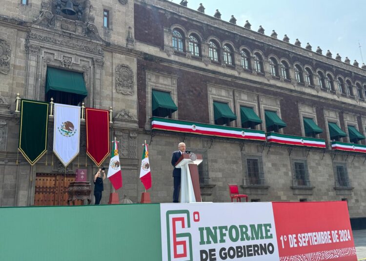 AVA asiste al Sexto Informe de Gobierno de AMLO