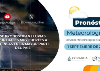 #PronósticodelTiempo para hoy Domingo 01 de septiembre de 2024