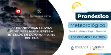 #PronósticodelTiempo para hoy Domingo 01 de septiembre de 2024