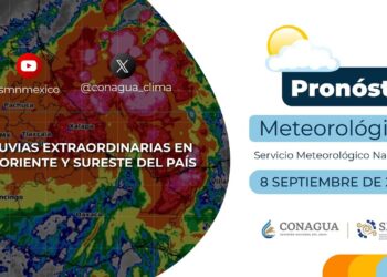 #PronósticodelTiempo para hoy Domingo 08 de septiembre de 2024