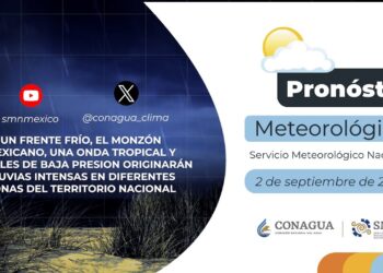 #PronósticodelTiempo para hoy Lunes 02 de septiembre de 2024