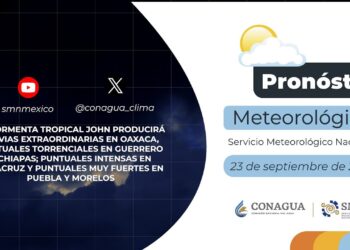 #PronósticodelTiempo para hoy Lunes 23 de septiembre de 2024