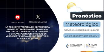 #PronósticodelTiempo para hoy Lunes 23 de septiembre de 2024