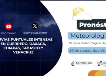 #PronósticodelTiempo para hoy Lunes 30 de septiembre de 2024