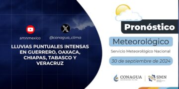 #PronósticodelTiempo para hoy Lunes 30 de septiembre de 2024