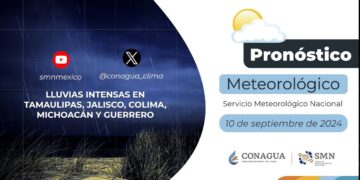 #PronósticodelTiempo para hoy Martes 10 de septiembre de 2024