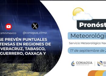 #PronósticodelTiempo para hoy Martes 17 de septiembre de 2024