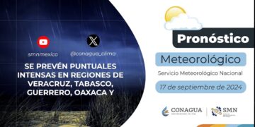 #PronósticodelTiempo para hoy Martes 17 de septiembre de 2024