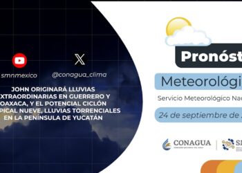 #PronósticodelTiempo para hoy Martes 24 de septiembre de 2024