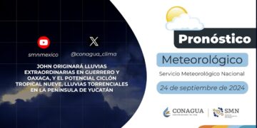 #PronósticodelTiempo para hoy Martes 24 de septiembre de 2024