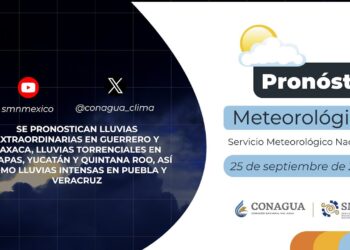 #PronósticodelTiempo para hoy Miércoles 25 de septiembre de 2024