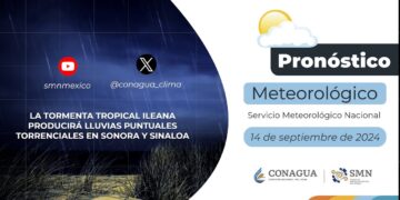 #PronósticodelTiempo para hoy Sábado 14 de septiembre de 2024