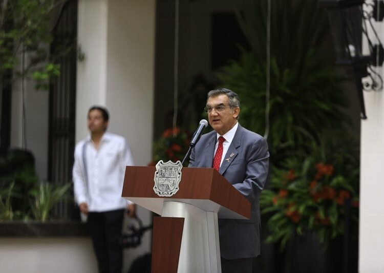 Inaugura AVA rehabilitación de Palacio de Gobierno de Tamaulipas