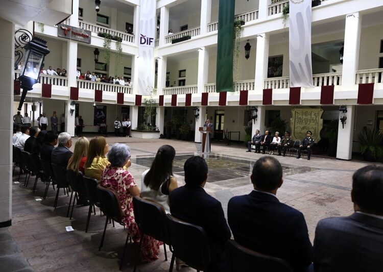 Inaugura AVA rehabilitación de Palacio de Gobierno de Tamaulipas
