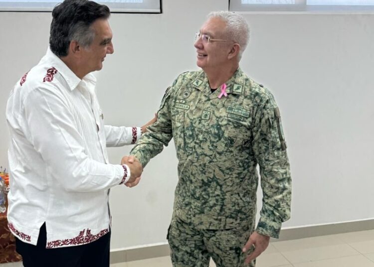 Supervisan titular de SEDENA y gobernador avance de ANAM en NLD