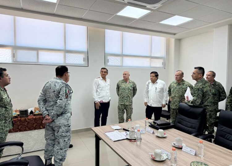 Supervisan titular de SEDENA y gobernador avance de ANAM en NLD