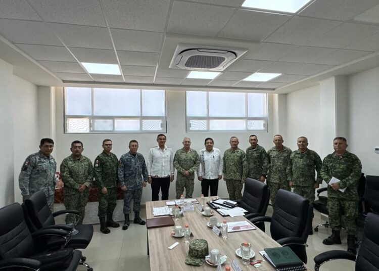 Supervisan titular de SEDENA y gobernador avance de ANAM en NLD