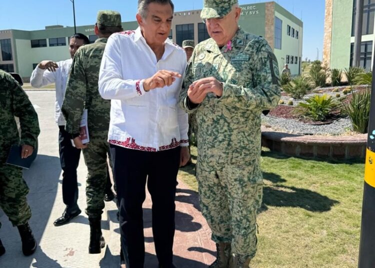 Supervisan titular de SEDENA y gobernador avance de ANAM en NLD