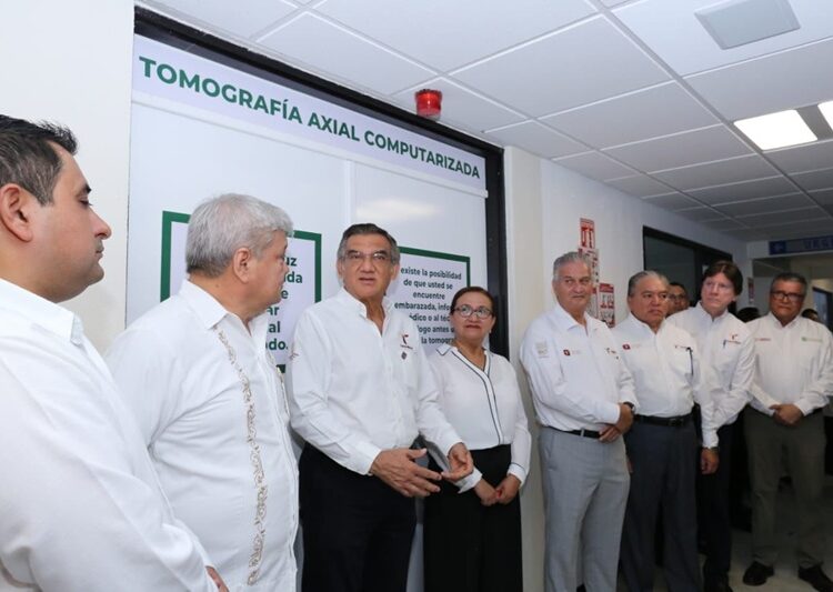 Entrega Américo tomógrafo al Hospital Infantil de Tamaulipas