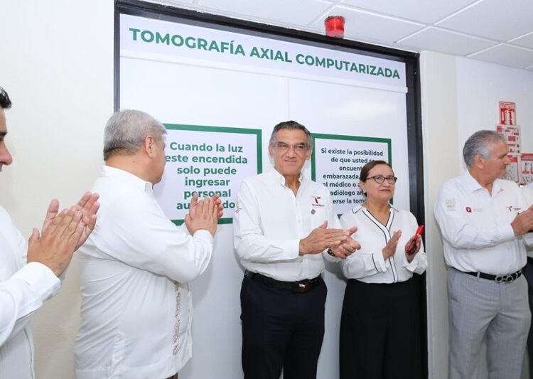 Entrega Américo tomógrafo al Hospital Infantil de Tamaulipas