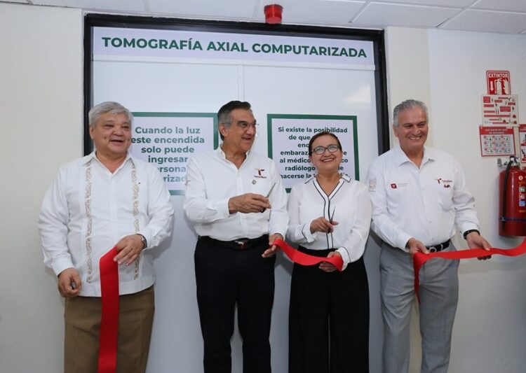 Entrega Américo tomógrafo al Hospital Infantil de Tamaulipas