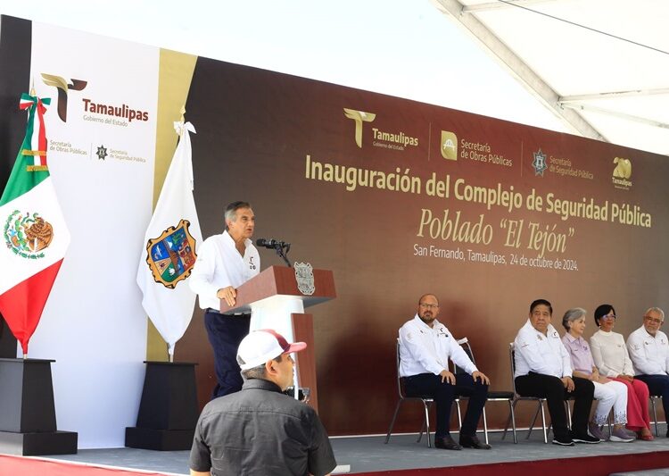 Inaugura AVA nuevo Complejo de Seguridad Pública en San Fernando