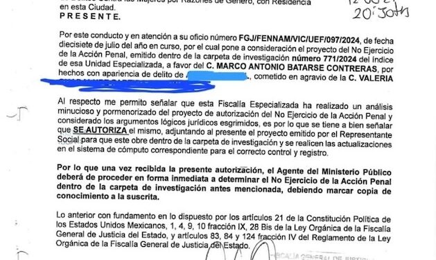 Fiscalía de Tamaulipas exonera a Marco Batarse