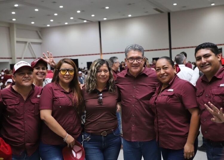 Acude alcalde AMM a Asamblea Informativa de MORENA