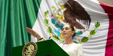 Asiste Américo Villarreal a toma de posesión de Claudia Sheinbaum
