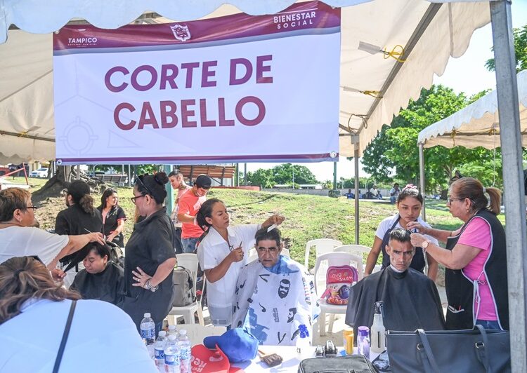 Brinda DIF Tampico servicios y atención médica en Jornada del Bienestar