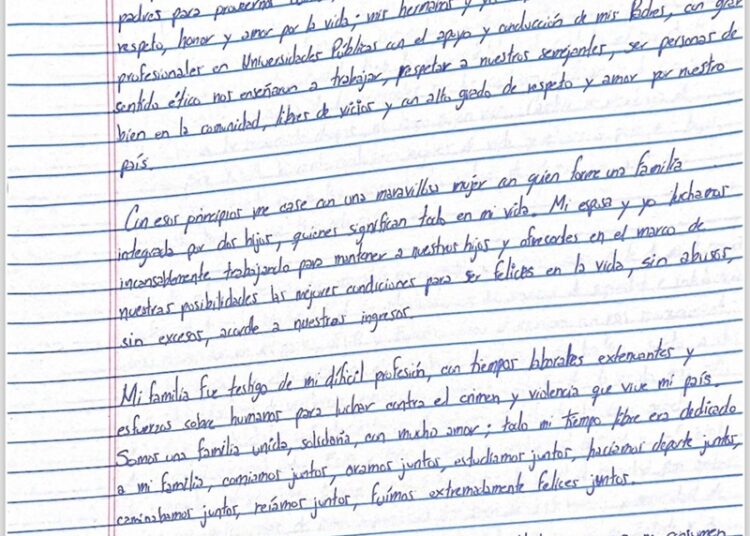 Pide Genaro García Luna clemencia en nueva carta