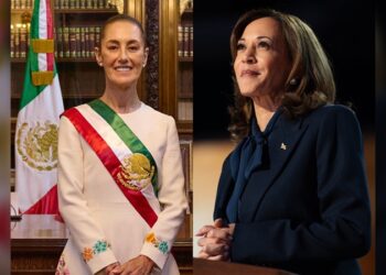 Kamala Harris felicitó a Claudia Sheinbaum por su histórica toma de posesión
