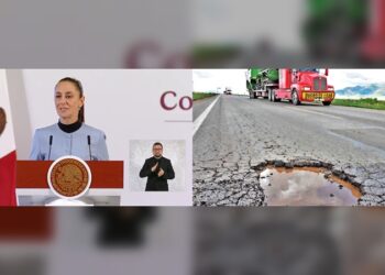 Claudia anuncia plan para mejorar carreteras federales