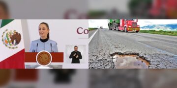 Claudia anuncia plan para mejorar carreteras federales