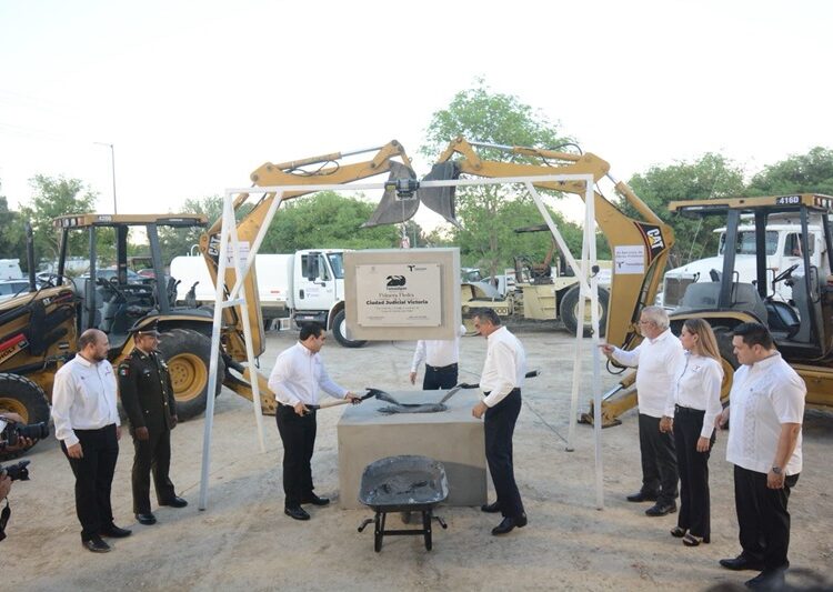 Coloca AVA Primera Piedra de la Ciudad Judicial en Victoria