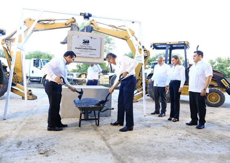 Coloca AVA Primera Piedra de la Ciudad Judicial en Victoria
