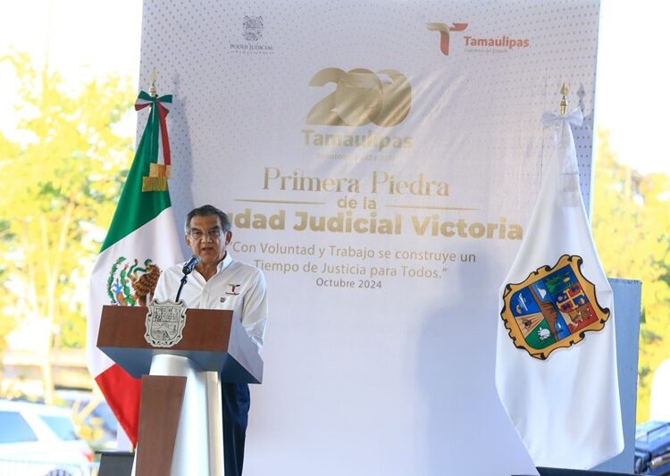 Coloca AVA Primera Piedra de la Ciudad Judicial en Victoria