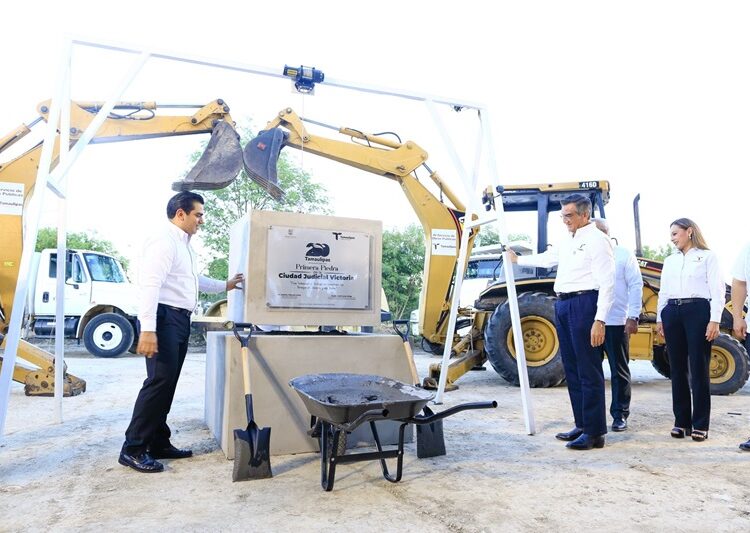 Coloca AVA Primera Piedra de la Ciudad Judicial en Victoria