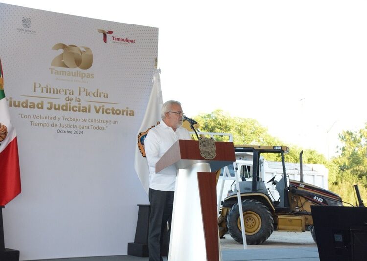 Coloca AVA Primera Piedra de la Ciudad Judicial en Victoria