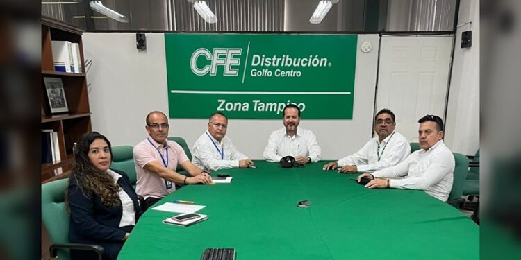 Coordina Gobierno de Tampico Acciones de PC con CFE