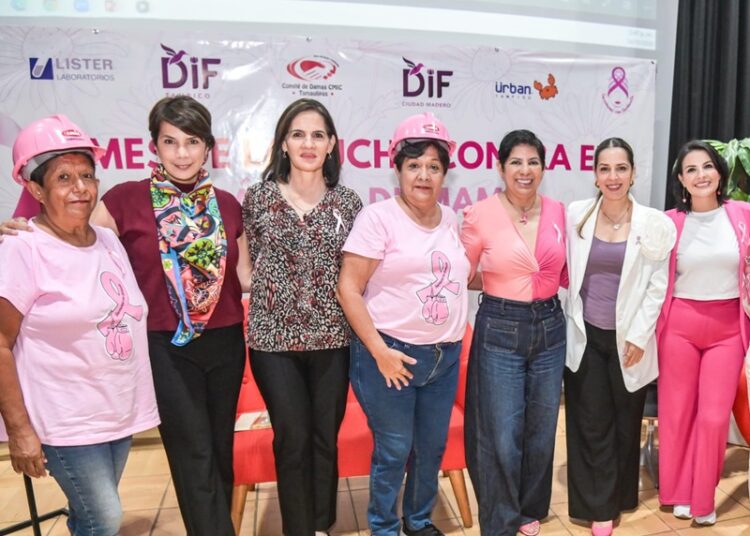 DIF Tampico y Comité de Damas CMIC se unen contra el Cáncer de Mama