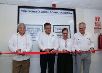 Entrega Américo tomógrafo al Hospital Infantil de Tamaulipas