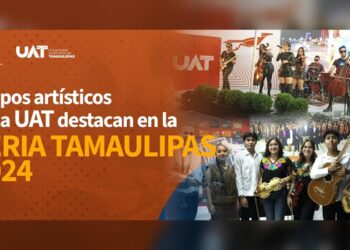 Grupos artísticos de la UAT destacan en la Feria Tamaulipas 2024