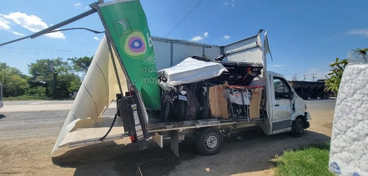 Guardia Estatal atiende reporte de intento de robo tras choque en Carretera Tampico-Mante